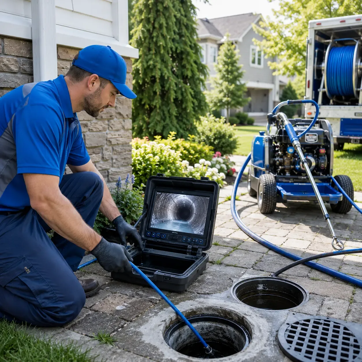Outdoor drain cleaning professionals serving Mayodan, NC